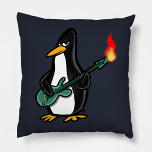 Tux Penguin Linux Cartoon Pillow