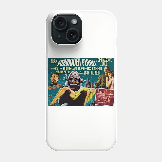 Forbidden Planet Poster #2 Phone Case by MovieFunTime