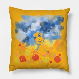 Summer clouds Pillow