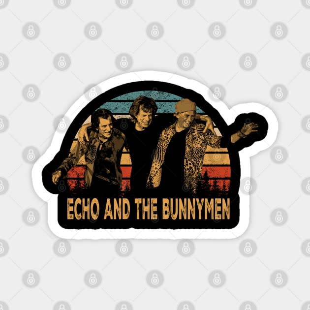 Echo And The Bunnymen Unplugged Acoustic Serenades In Frames Magnet by Super Face