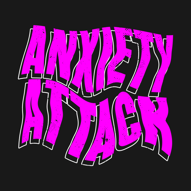 Anxiety Attack Grunge Emo Aesthetic Indie Glitch by wbdesignz