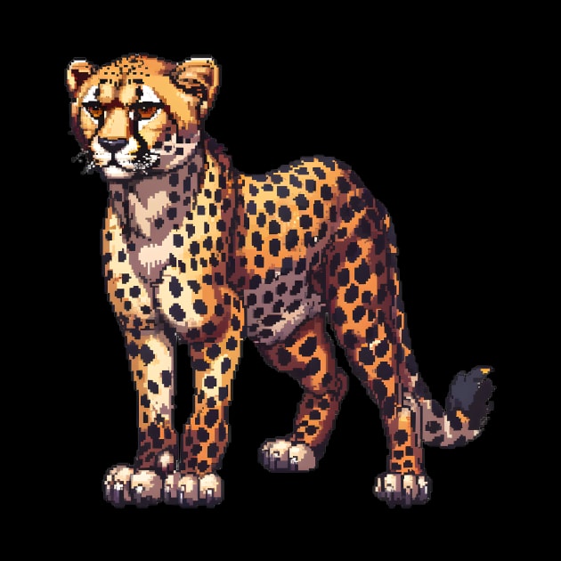 16-Bit Cheetah by Animal Sphere