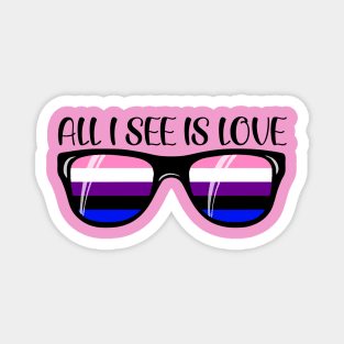 Genderfluid Sunglasses - Love Magnet