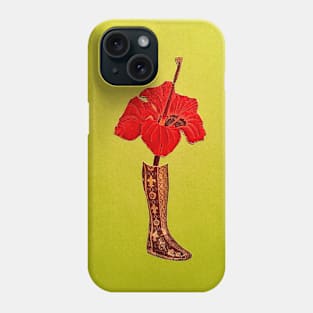 A Boot Flower Phone Case