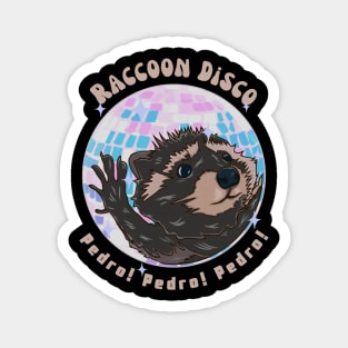 Pedroo Raccoon Disco Pedro Pedro Pedro Magnet