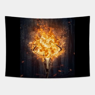 Fire night Tapestry