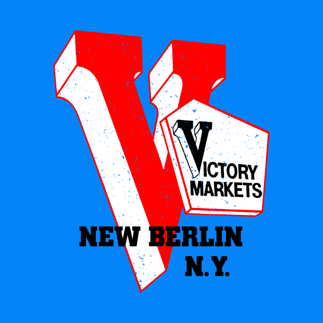 Victory Market Former New Berlin NY Grocery Store Logo by MatchbookGraphics