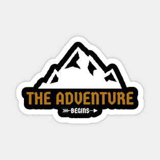 The Adventure Begins Magnet