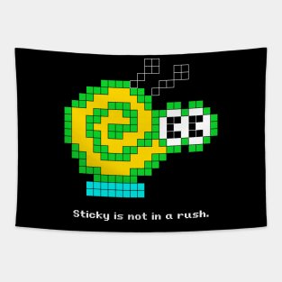 Sticky is not in a rush. Tapestry