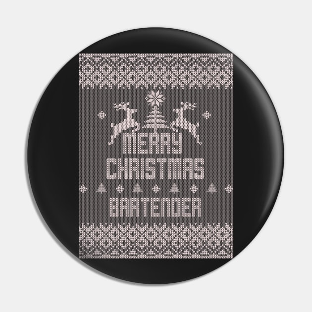 Merry Christmas BARTENDER Pin by ramiroxavier