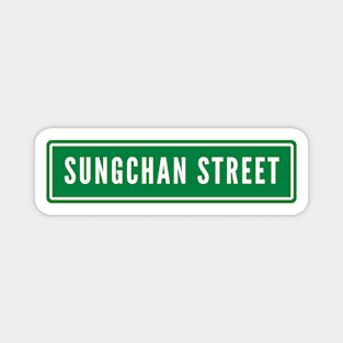 Sungchan Street Sign RIIZE Magnet