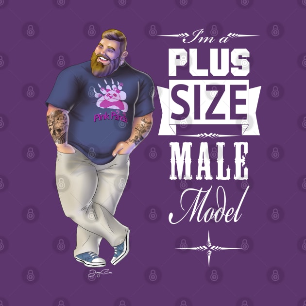 I'm a plus size male model by JayGeeArt