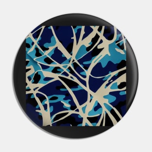 Navy Camouflage Army Pattern, a perfect gift for all soldiers, asg and paintball fans! #50 Pin