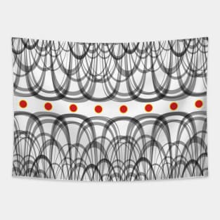 Red dots Tapestry