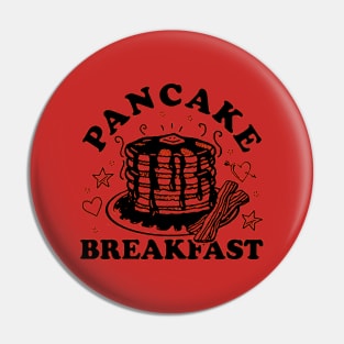 funny Pancake Breakfast Pin