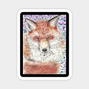 Fox art Magnet