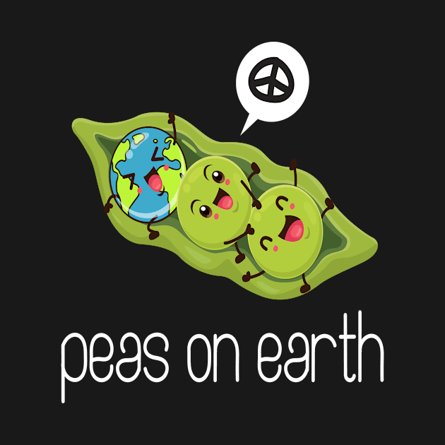 Peas On Earth Vegan Vegan Vegetables by MooonTees