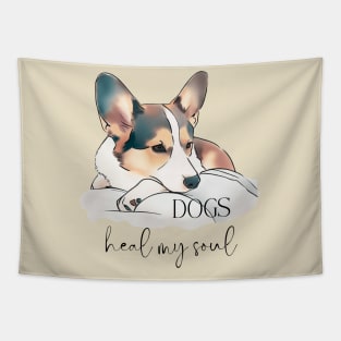 DOGS Heal my Soul - Cardigan Welsh Corgi Tapestry