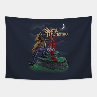 The Sword and Michonne Tapestry