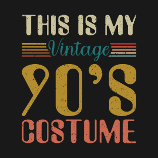 This Is My 90s Costume Shirt Retro 1990s Vintage 90s Party T-Shirt