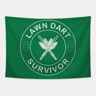 Lawn Dart Survivor Tapestry