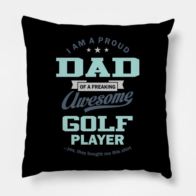 Father of Golf player. Pillow by C_ceconello