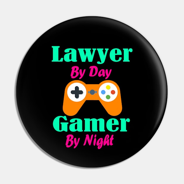 Lawyer by Day Gamer By Night Pin by Emma-shopping