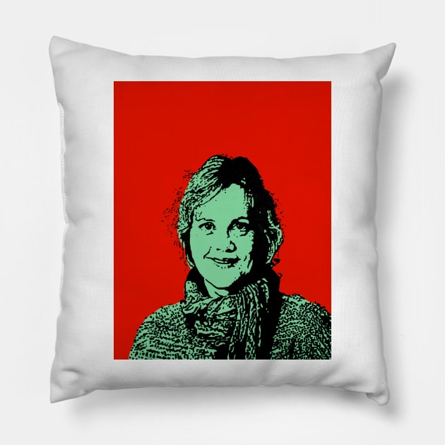 Annie Laurie Gaylor Pillow by DJVYEATES