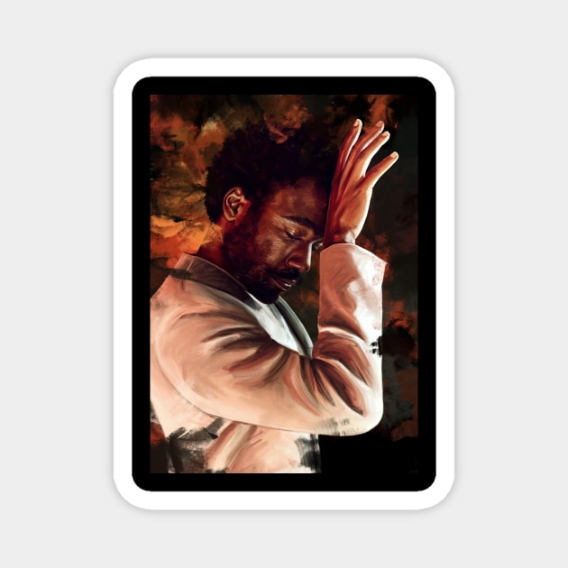 Childish Gambino Magnet by dmitryb1