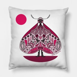 Pink Butterfly Babe Pillow