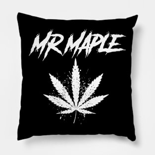 Mr. Maple (White Logo) Pillow