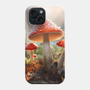 Mushroom Forest Nature Serene Tranquil Phone Case