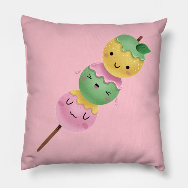 Sweet Dango Pillow by Arrolynn