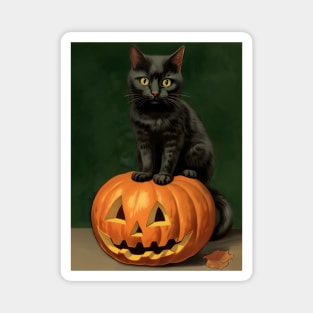 Halloween Cat Magnet