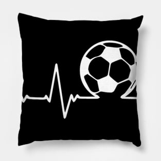 Football Heartbeat Pillow