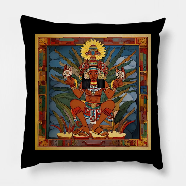 Xipe Totec Pillow by ComicsFactory