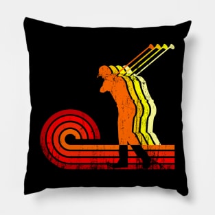 swing style golf retro Pillow