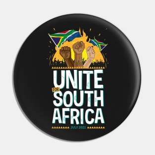 Unite for South Africa Pin