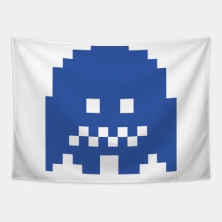 Pacman blue ghost Tapestry