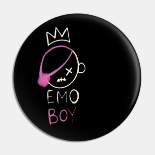 Emo Boy Pin