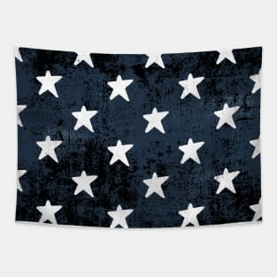 Blue American Stars Tapestry