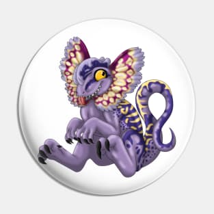 Dilophosaurus: Lavender Pin