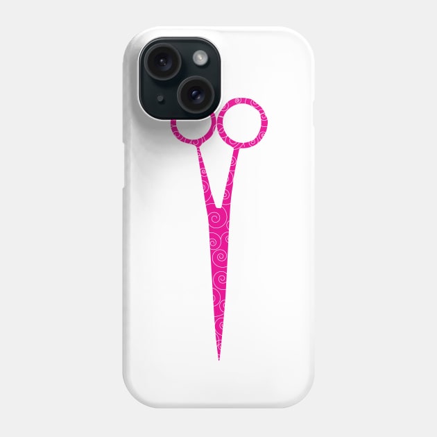 Scissors - Pink Phone Case by inphocus