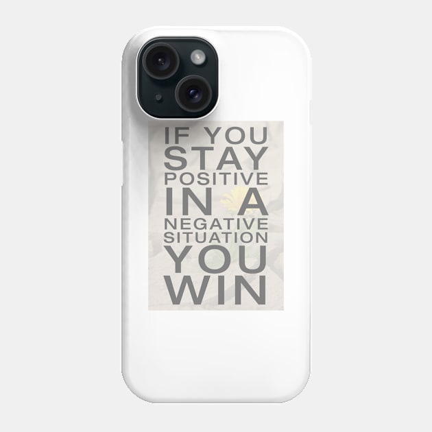Stay POSITIVE 2 Phone Case by EMP