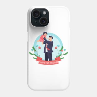 happy father's day Son daughter Phone Case