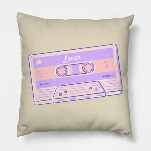 Lover Cassette Pillow by saiinosaurus