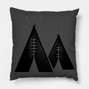 Western Era - Indian Teepee Pillow