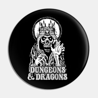 Old School Lich (Black) Pin