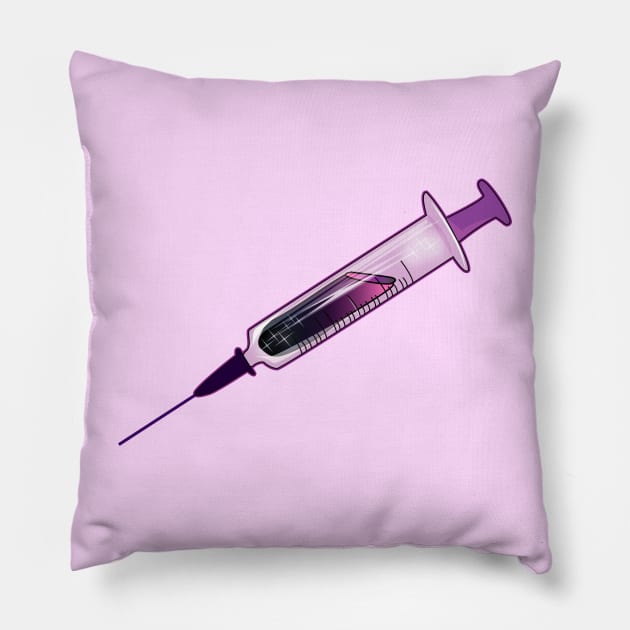 Syringe l medical school l med student Pillow by Bossin