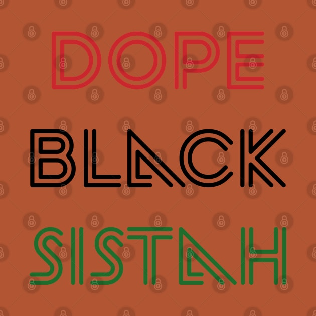 Dope Black Sistah by GardenCity Graffiti 
